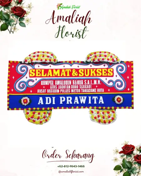 Papan Bunga Ucapan Selamat Ogan Ilir